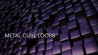 Cool Metal Cube Loops Stock Motion Graphics