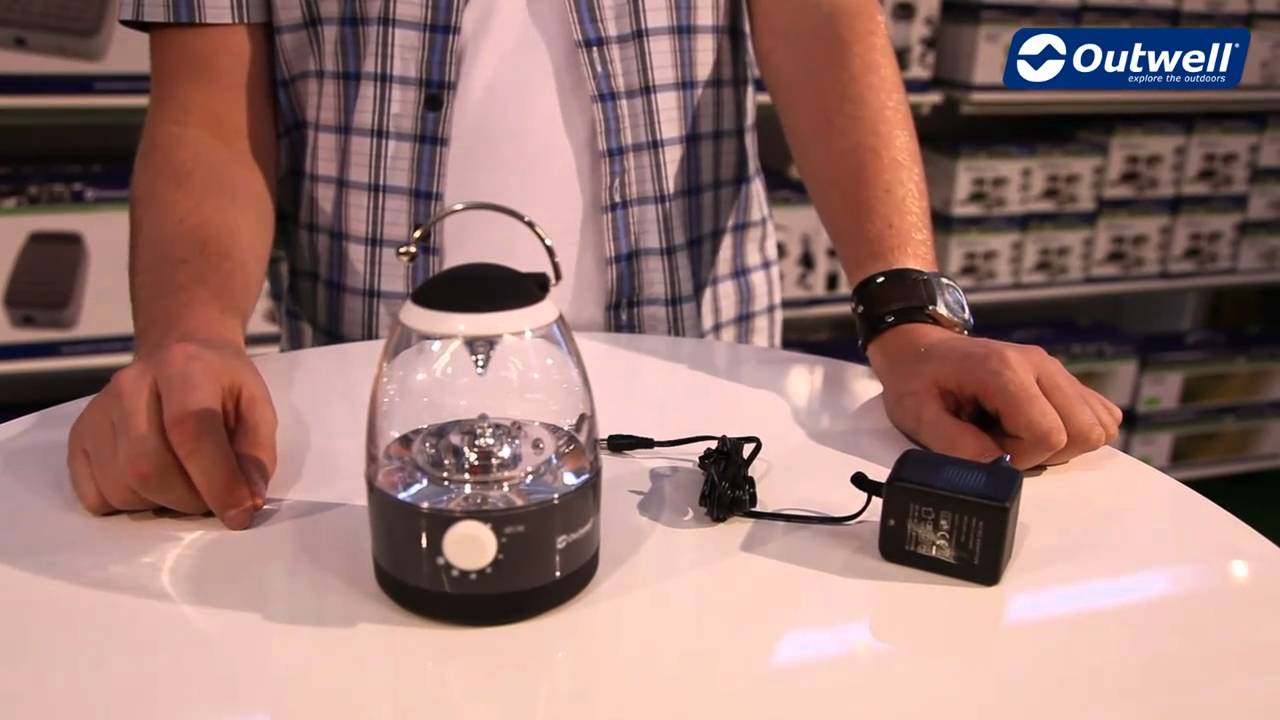 Outwell Fuego Deluxe rechargeable lantern YouTube