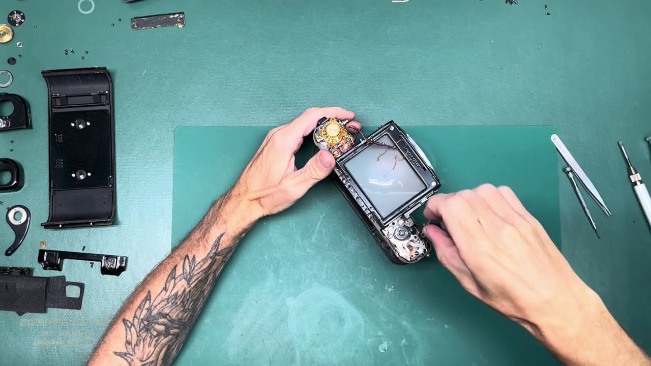 Pentax 6x7 Disassembly. - YouTube