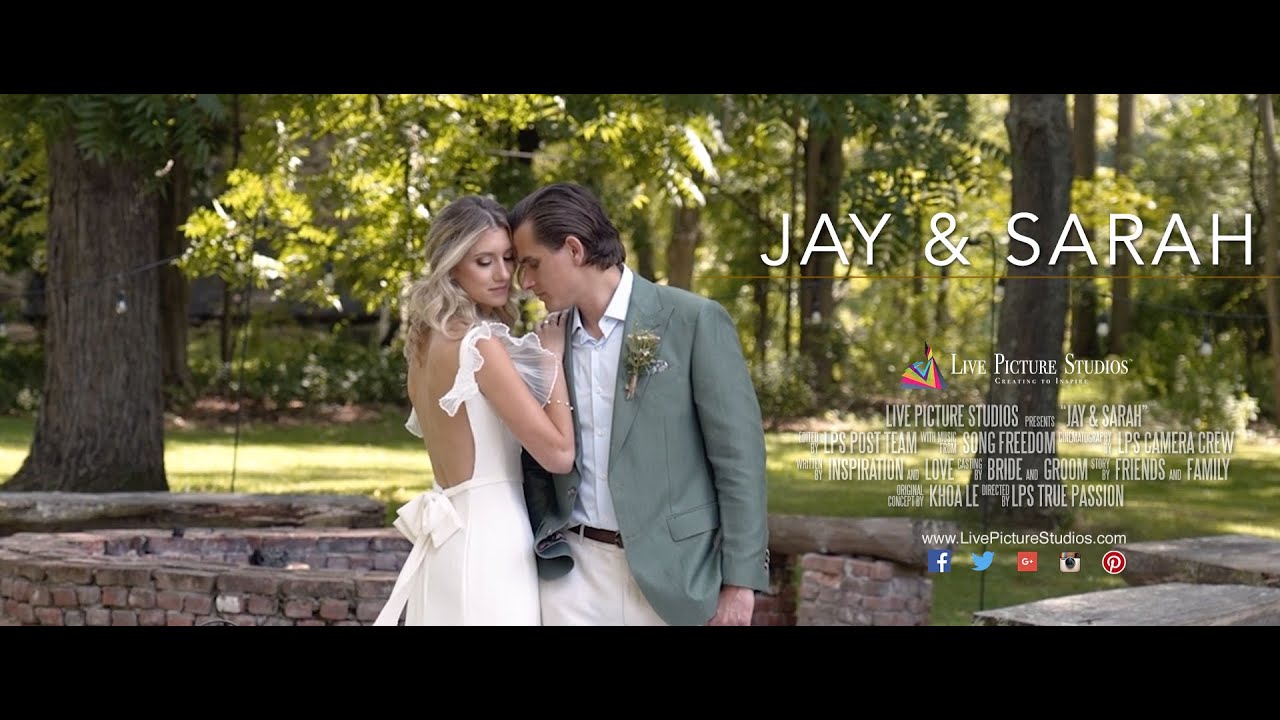 Jay and Sarah Wedding Highlight at Waterloo Village, NJ - YouTube