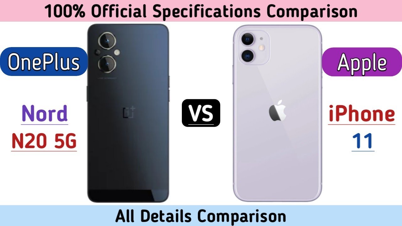 oneplus nord 20 vs iphone 11