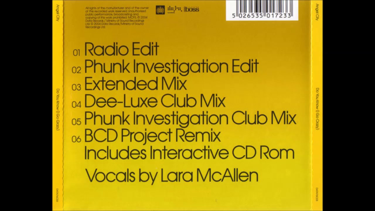 Angel City  – Do You Know (I Go Crazy) (Dee-Luxe Club Mix)