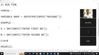 Accept Value from user as input in python In Marathi 