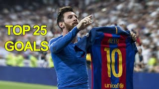 Top 25 Bàn Thắng Đẹp Nhất Của Messi Tại CLB Barcelona (Giọng BLV + Nhạc Nền)