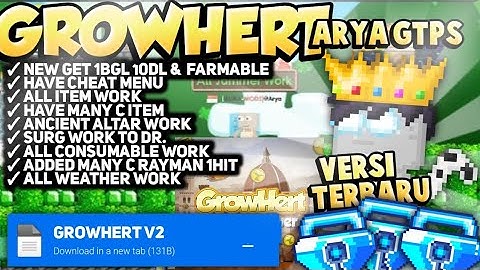 New Private Server 🙀 have cheat menu auto farm ☘️ Like Real Rgt #gtps #growtopia