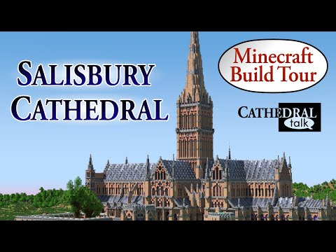THSchutt's Salisbury Cathedral (1:1 scale) Minecraft Replica (2023) Build Tour