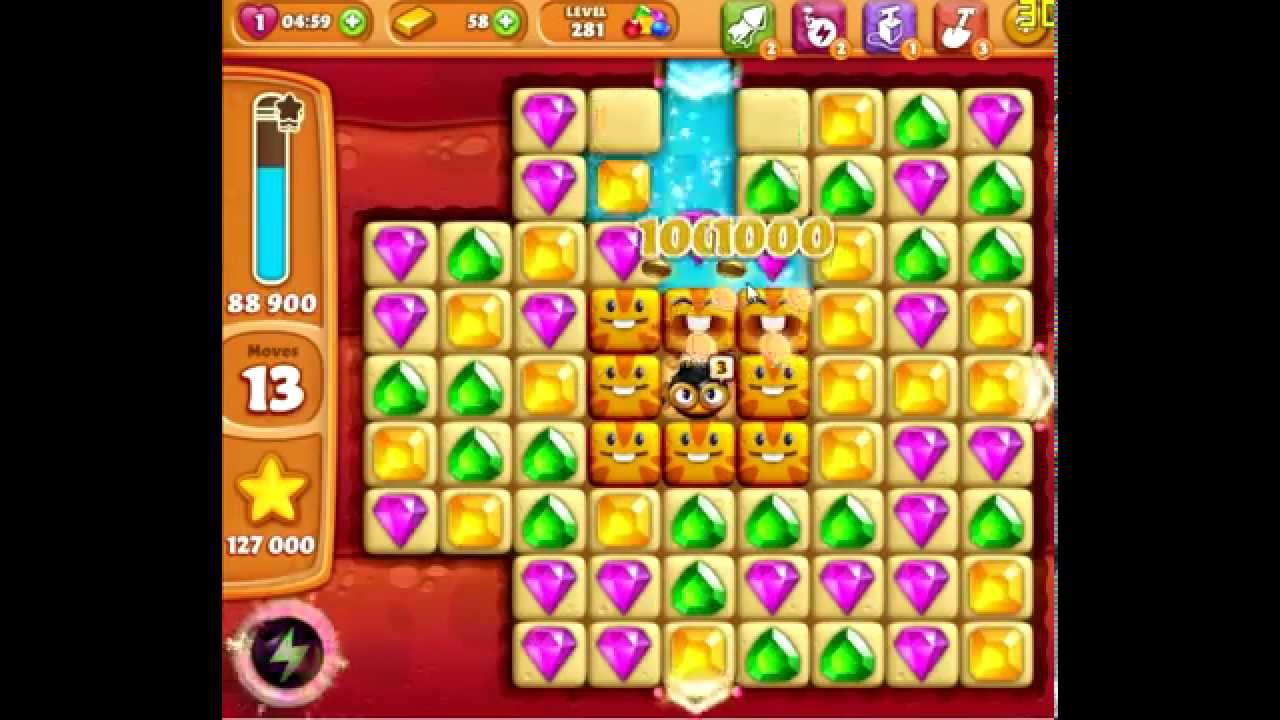 Diamond Digger Saga level 281 no boosters 😈