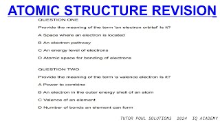 ATOMIC STRUCTURE CH1002 REVISIONS JULY 2024