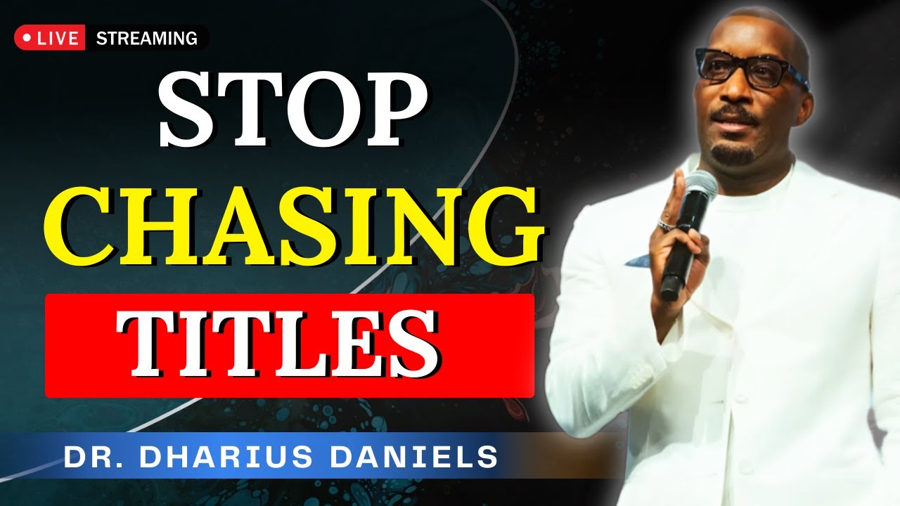 Stop Chasing Titles and Discover What You Do | Dr. Dharius Daniels