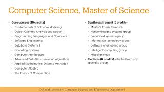 MS Computer Science   Software Engineering & IT