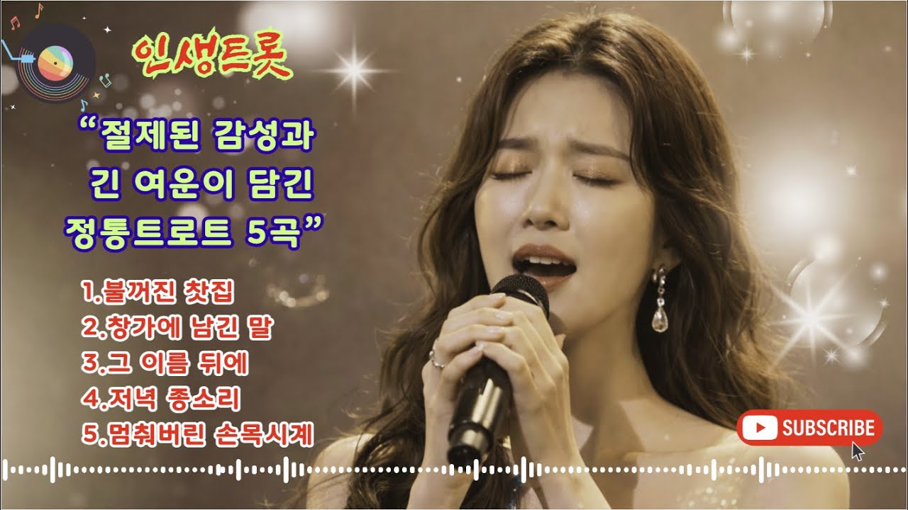 긴 여운이 담긴 정통트로트 