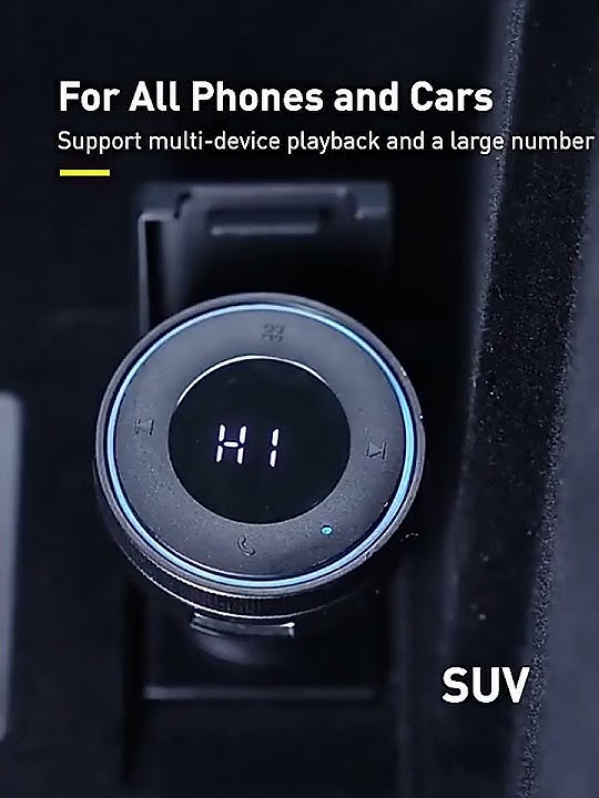 Baseus FM Transmitter Car Wireless Bluetooth MP3 Player