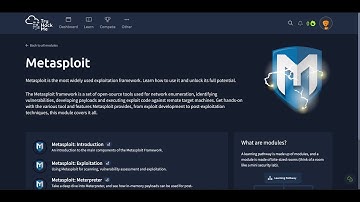 TryHackMe Metasploit Module