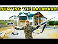 Hunting My BACKYARD for the FIRST TIME!!! (Catch Clean Cook)