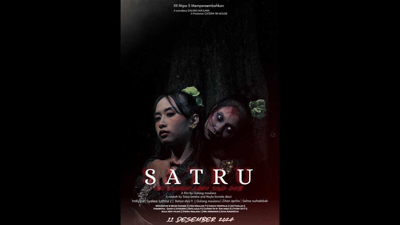 Film Pendek Tugas Akhir Seni Budaya  - SATRU (Kelas XII MIPA 5 - SMAN 1 Jatisari) 🎭