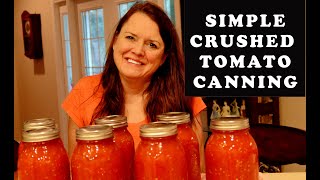 Canning Crushed Tomatoes. Simple and easy step by step instructions.