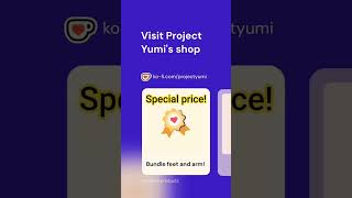 New feet assets dropped for vtubers! https://ko-fi.com/projectyumi/shop #vtuber #assets #streaming