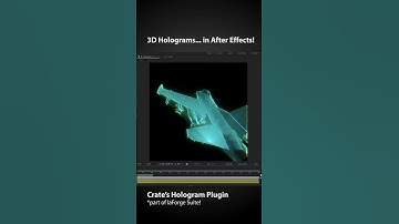 Create 3D Holograms in After Effects