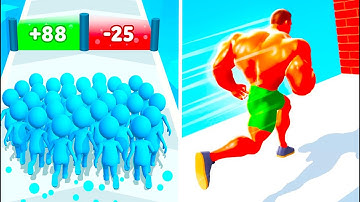 Muscle Rush Vs Count Master 😬🫨🫠 Walkthrough All New Max Update Mobile Tiktok Gameplay VF8235