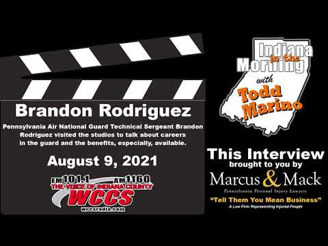 Indiana in the Morning Interview: Brandon Rodriguez (8-9-21)