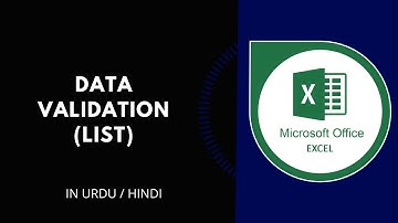 #17 DATA VALIDATION (LIST) - MS Excel Mega Course