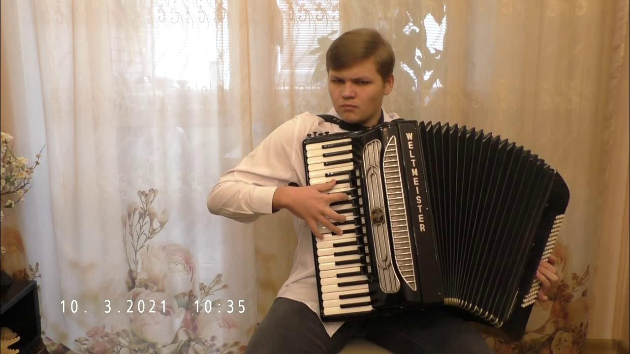 Могилевские наигрыши. Молодой баянист виртуоз.