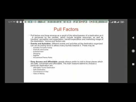 Pull Factors | Push- Pull Model | 6th Sem