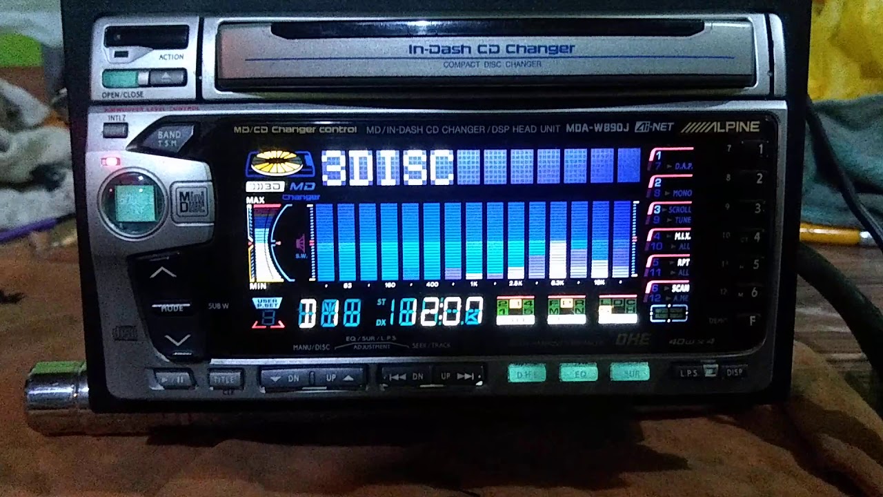 Alpine mda w 890j mult cds e md - YouTube