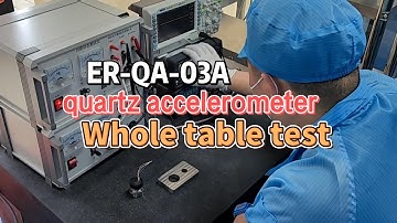 Complete meter test of ER-QA-03A high-performance quartz accelerometer#drone #aerospace #aircraft