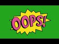 Cartoon green screen video Free download
