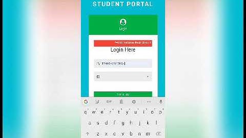 How to login in student portal. For students of APSACS secreteriat
