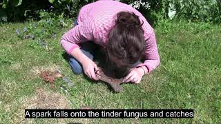 Making fire from pyrite