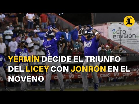 Yermín decide el triunfo del Licey con jonrón en el noveno