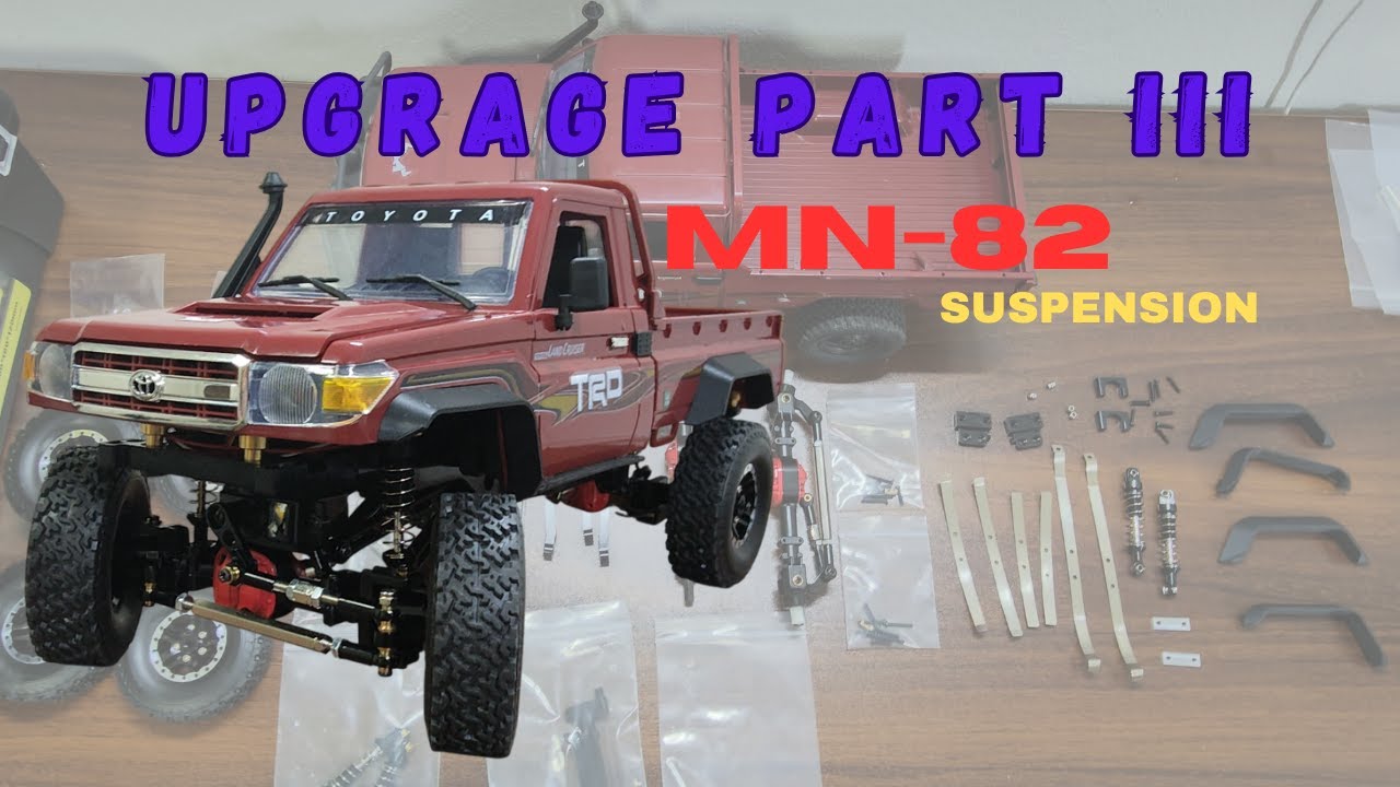 MN-82 Metal Upgrade Part 3: Front Axle, Driveshaft, & Metal Steering Fix! (Servo Arm Install)