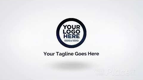 Minimalist Intro Maker Featuring an Animated Logo