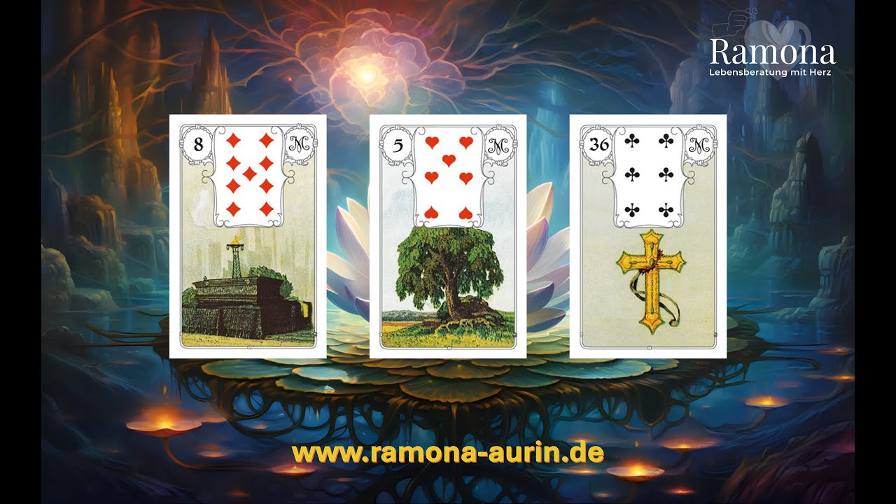 Der Sarg, der Baum, das Kreuz in den Lenormandkarten. Kartenlegung.