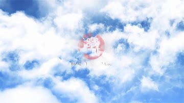 2038 -  Clouds Bright Logo Reveal fly animation intro