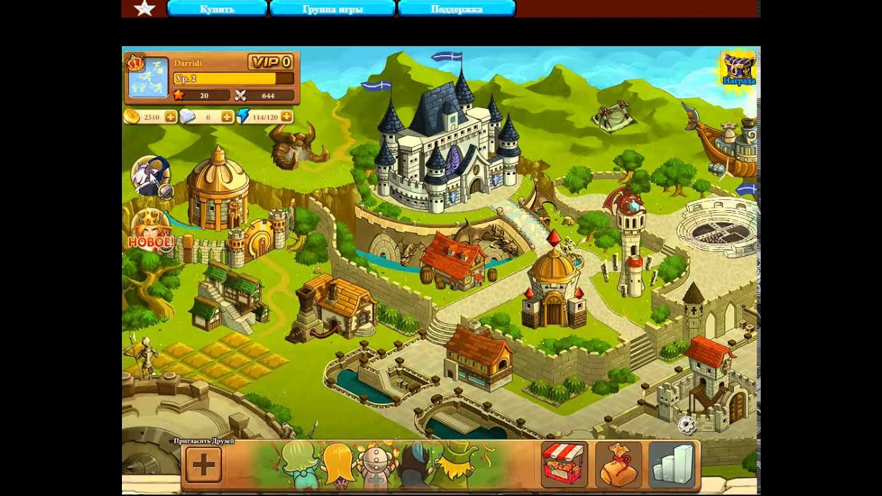 игра Король Башен TD приложение в контакте