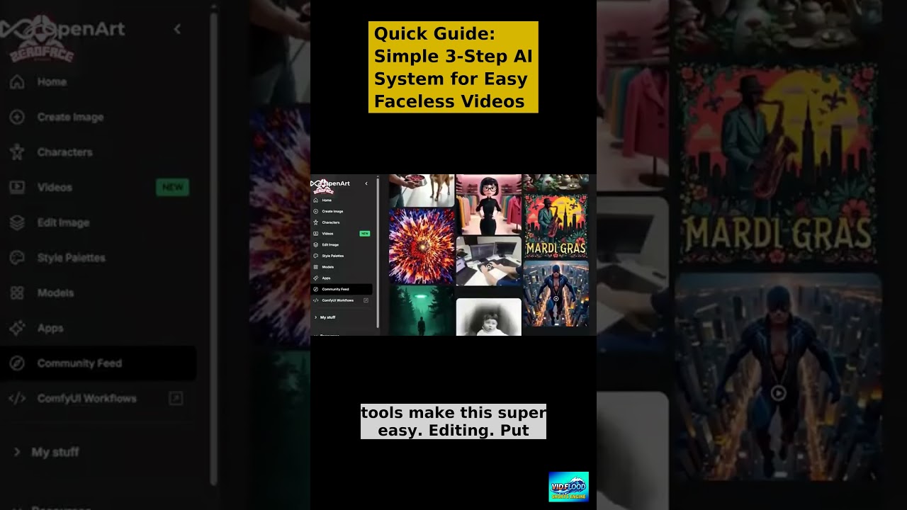 Quick Guide  Simple 3 Step AI System for Easy Faceless Videos 