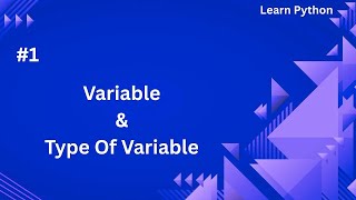 Learn Python in Arabic #001 |  شرح المتغيرات وأنواعها في بايثون | Variables & Data Types in Python