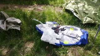 БЫСТРОСБОРН ЗА 1 МИНУТ СУПЕР УСТОЙЧИВЫЙ ШАТЁР ПАЛАТКА ВЫСОКАЯ ОКНА НА ВСЕХ 6 СТЕНАХ ВЦ- 89039476761