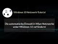 Die automatische einwahl in wlan netzwerke unter windows 10 verhindern wlan netzwerk tutorial