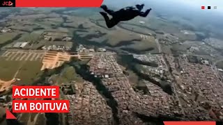 Vídeo registra salto de aluno de paraquedismo que morreu em Boituva