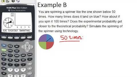 Theoretical and Experimental Spinners: Examples (Basic Probability and Statistics Concepts)