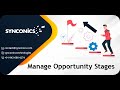 Manage Opportunity Stages | CRM | Odoo 15 Functional Videos | #Synconics [ERP]