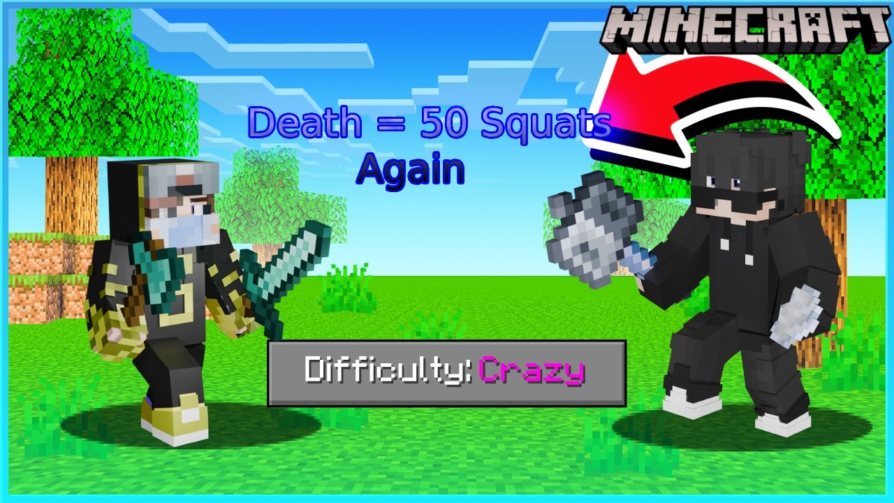 One Loss = 50 Squats In Minecraft PvP - YouTube