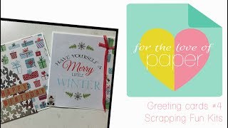 Cards #4 Process video ~ Scrapping Fun Kits ~ July Kit