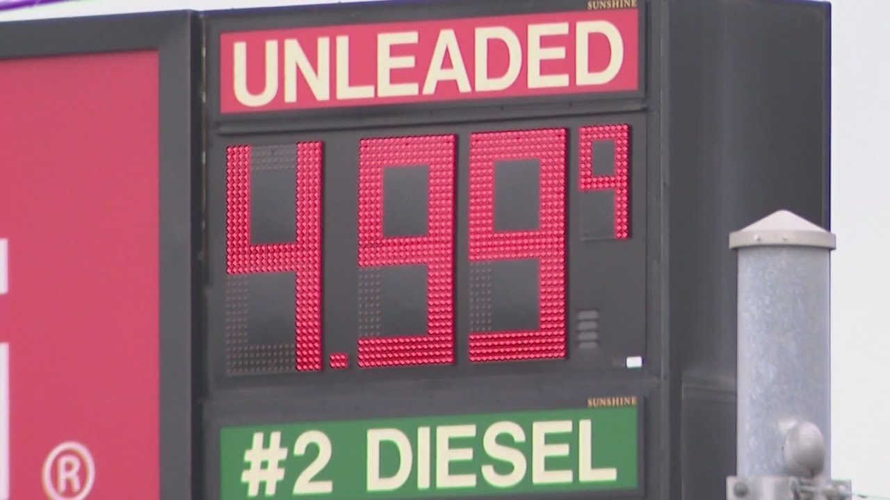 Gas prices keep soaring - YouTube