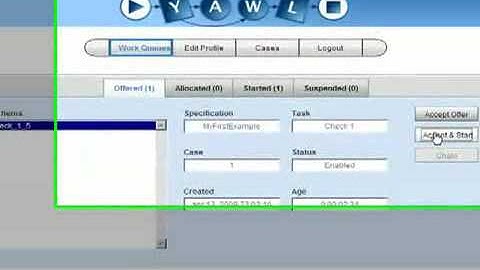 YAWL a Process Execution demo