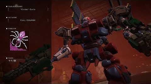 Armored Core VI: Fires of Rubicon - Arena - Rank 11/B: "Cinder" Carla | AC // FULL COURSE